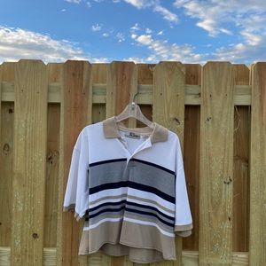 VINTAGE cropped polo